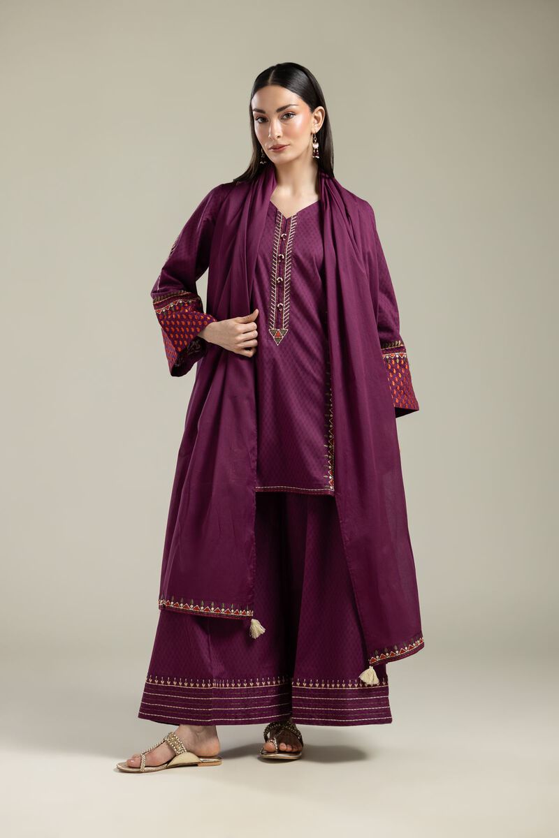 Embroidered | Lawn | Geometric Lawn Dupatta | USD 25.00