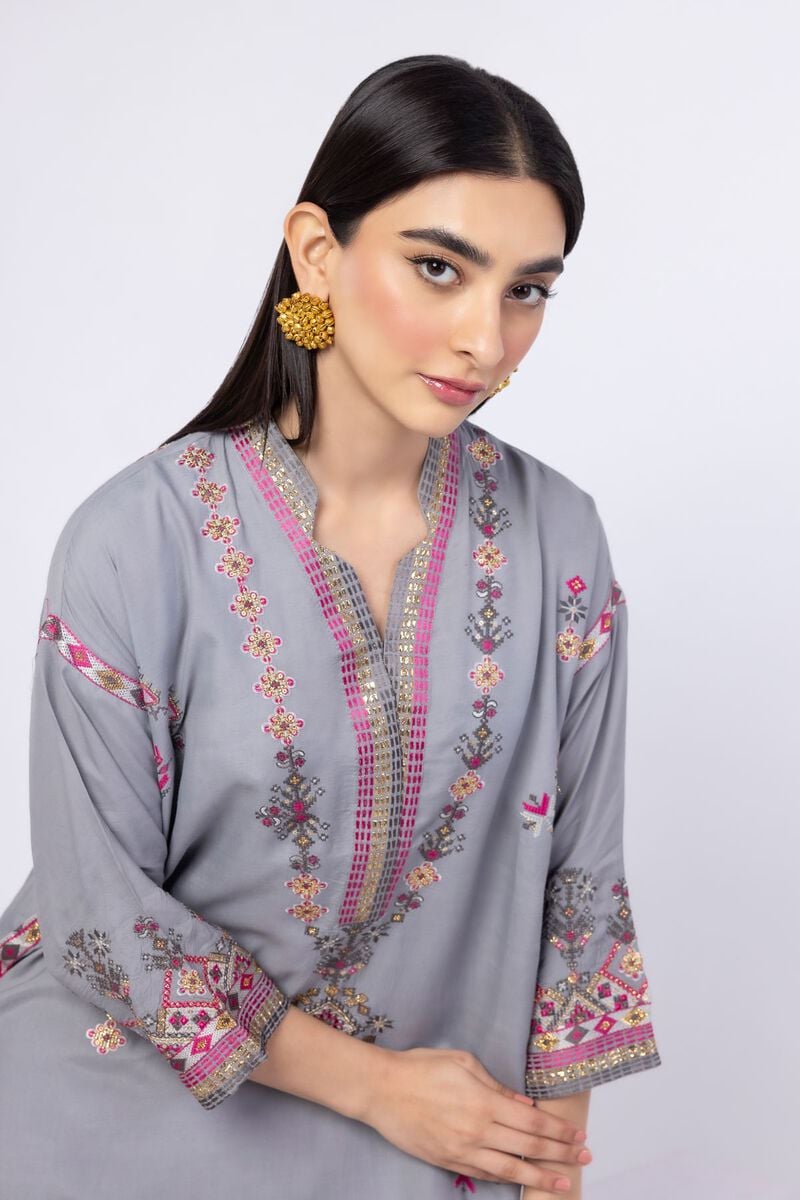 Embroidered | Russian Raw Silk | Kurta | USD 27.50