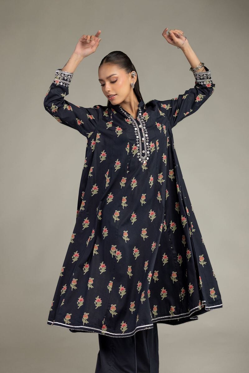 Embroidered | Cotton Viscose | Long Cotton Kurta | USD 45.00