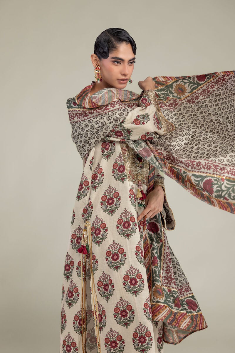 Embroidered | Polyester Silk | Printed Silk Dupatta | USD 30.00