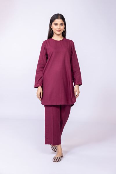Dyed | Khaddar | Kurta | USD 7.20