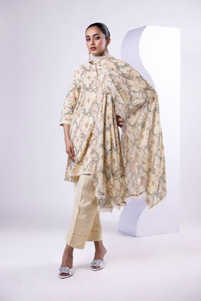 Embroidered | Light Thai Silk | Dupatta | USD 40.00
