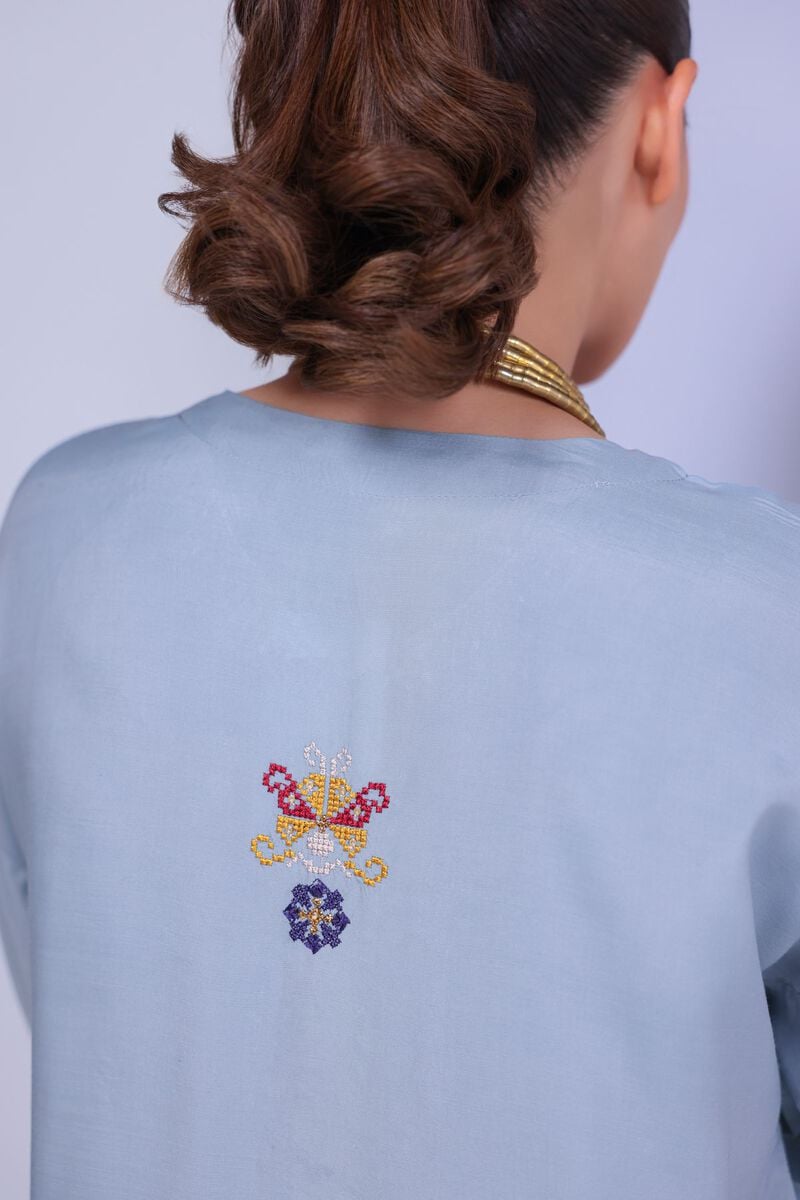 Embroidered | Russian Raw Silk | Kurta | USD 25.00