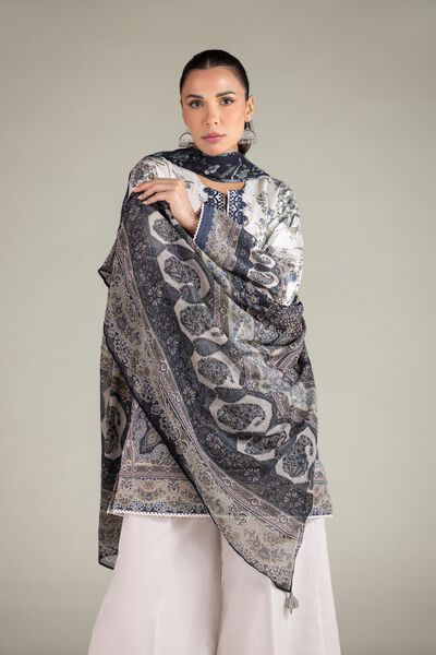 Embroidered | Cotton Dobby | Floral Tailored 3-Piece | USD 70.00