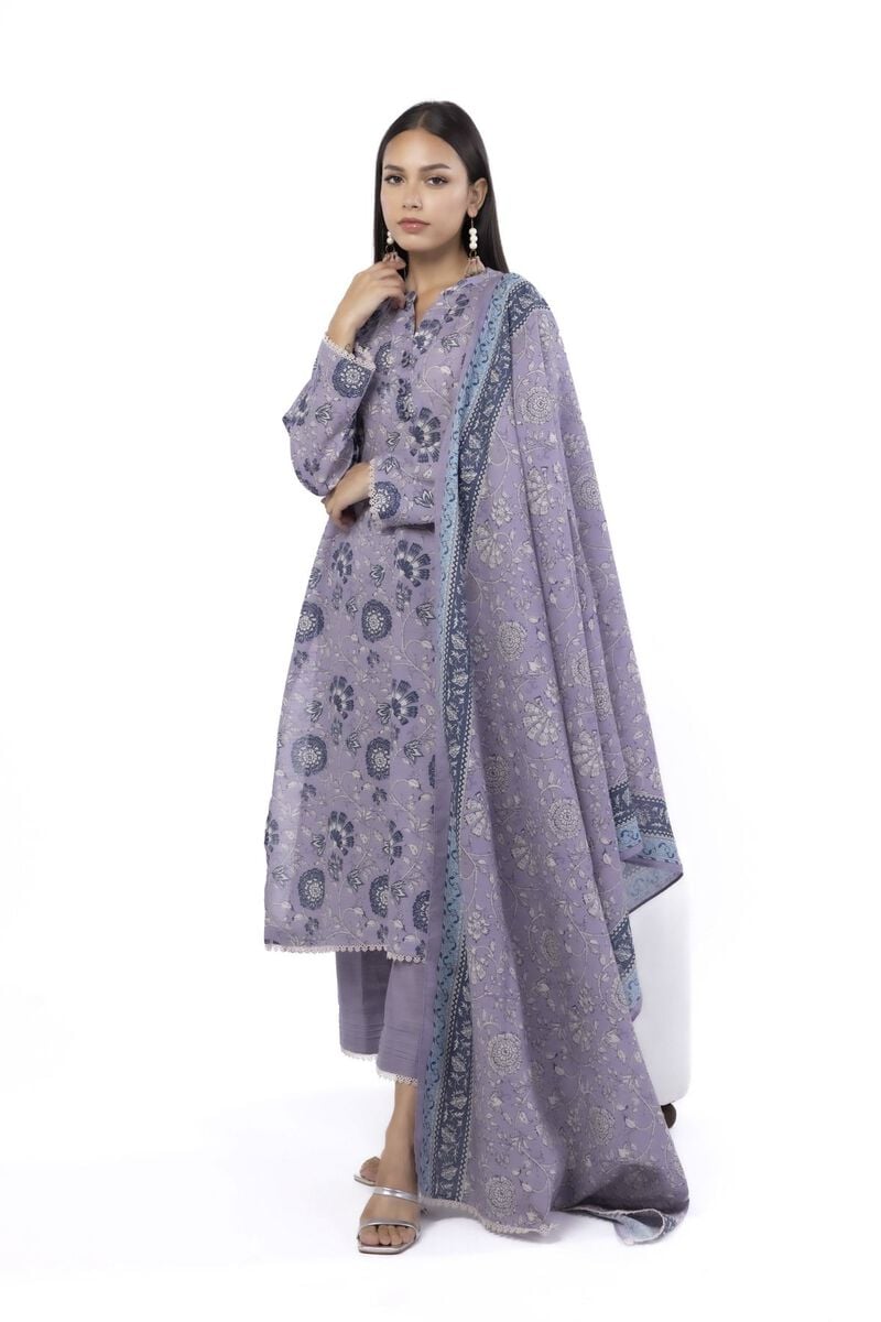 Printed | Khaddar | Tailored 3 Piece | USD 22.50