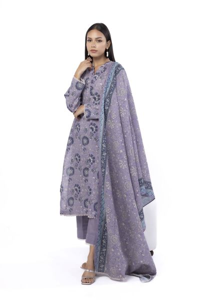 Printed | Khaddar | Tailored 3 Piece | USD 22.50