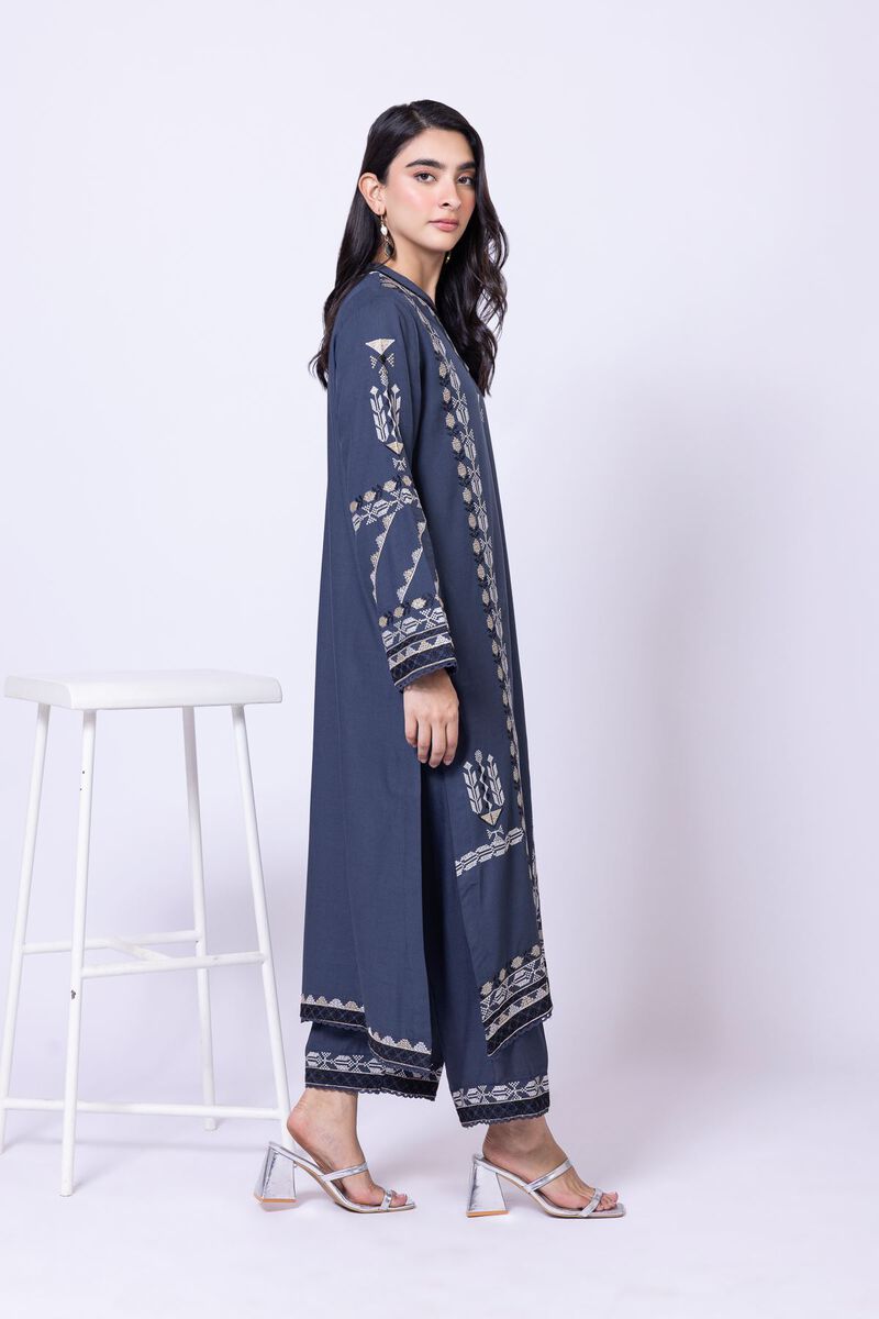 Embroidered | Dull Raw Silk | Kurta | USD 17.50