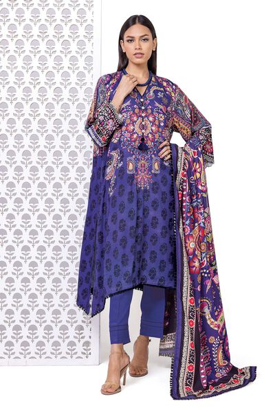 Printed | Marina Twill | Tailored 3 Piece | USD 22.50