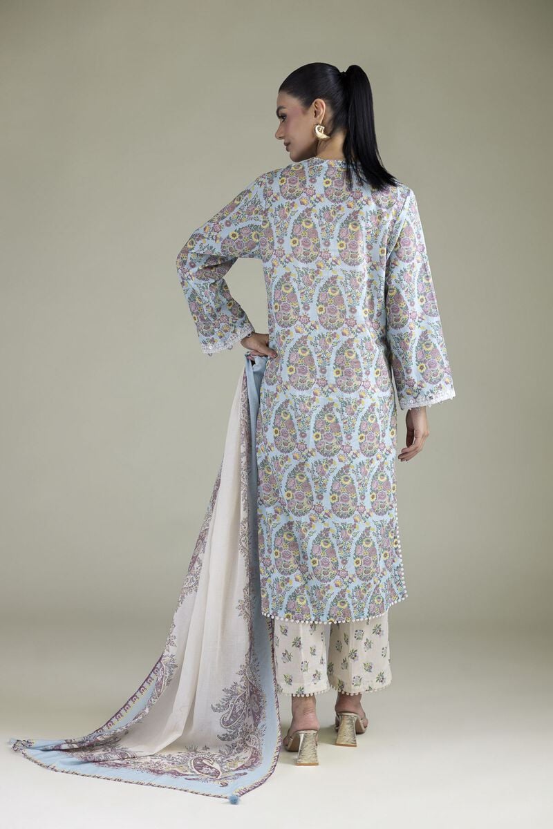 Embroidered | Cambric | Cambric Tailored 3-Piece | USD 65.00