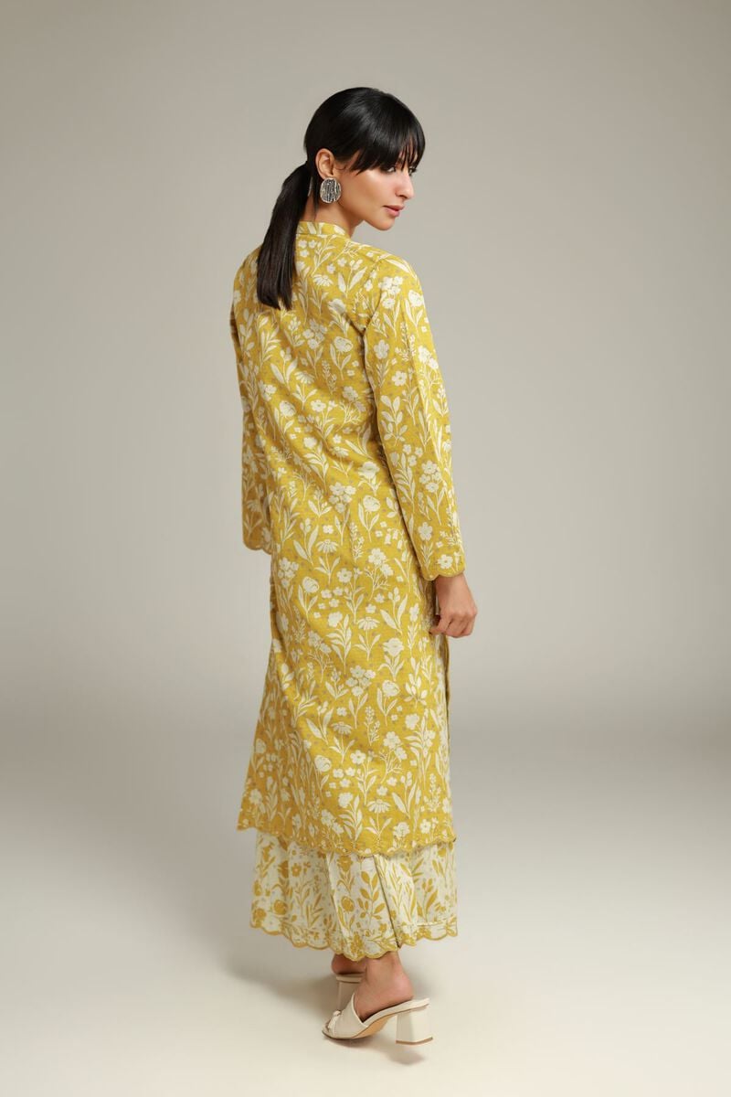 Embroidered | Cotton Dobby | Long Cotton Kurta | USD 30.00