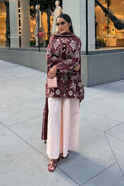 Printed | Cotton Dobby | Floral Cotton Kurta | USD 30.00