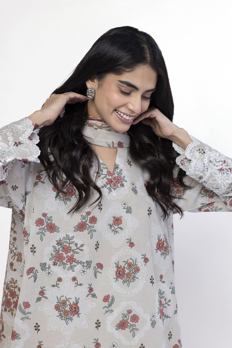 Embroidered | Lawn | Fabrics 3 Piece | USD 40.00