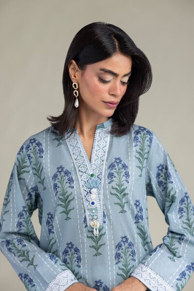Embroidered | Cambric | Long Cambric Kurta | USD 40.00