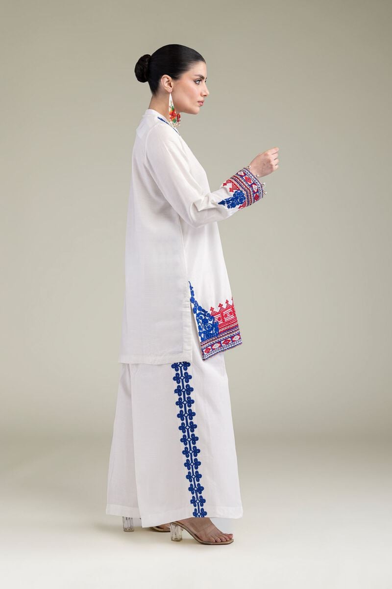 Embroidered | Raw Silk | Raw Silk Pants | USD 35.00