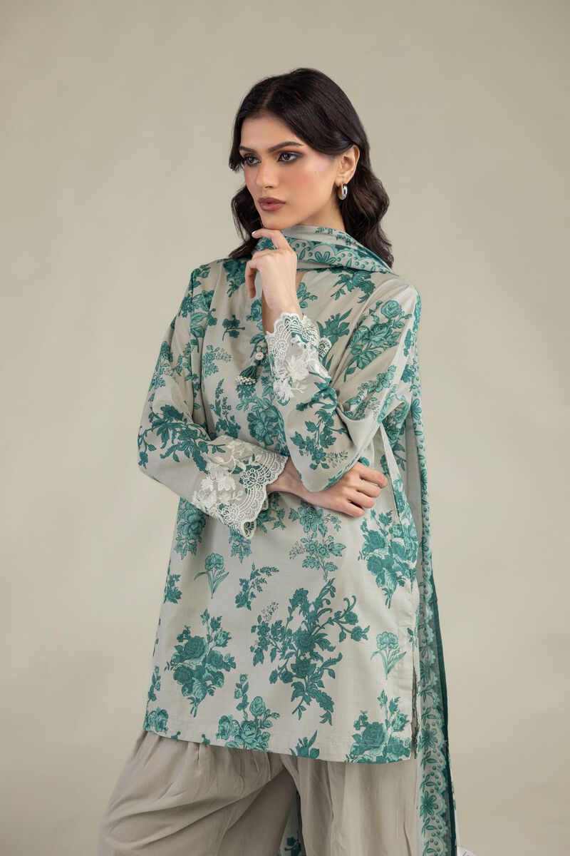 Embroidered | Lawn | Floral Lawn Dupatta | USD 30.00