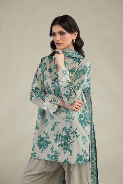 Embroidered | Lawn | Floral Lawn Dupatta | USD 30.00