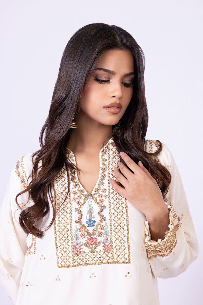 Embroidered | Viscose Oak Silk | Kurta | USD 60.00