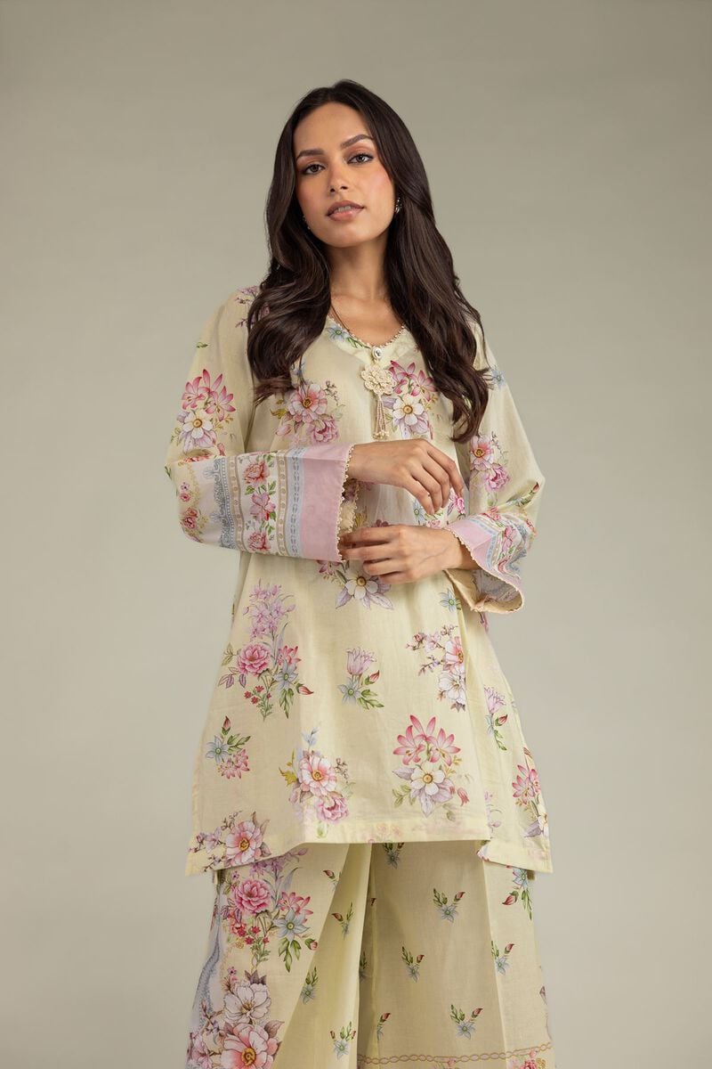 Printed | Cambric | Short Floral Kurta | USD 35.00