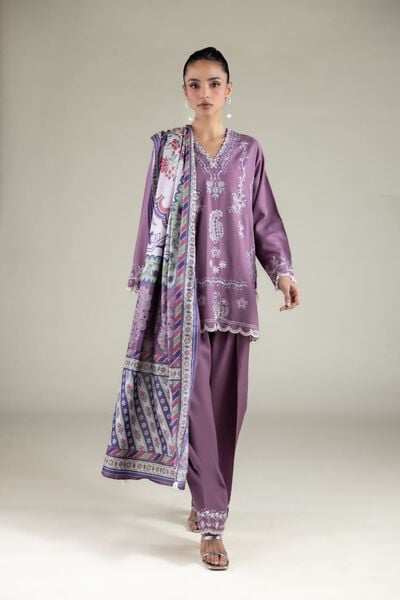 Embroidered | Raw Silk | Kurta | USD 65.00
