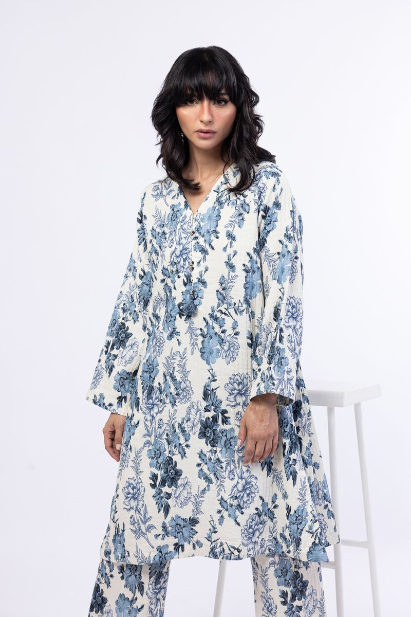 Printed | Double Layer Striped | Kurta | USD 17.50