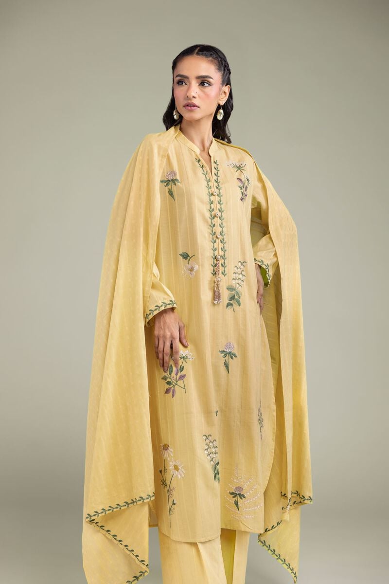 Embroidered | Textured Cotton | Dupatta | USD 30.00