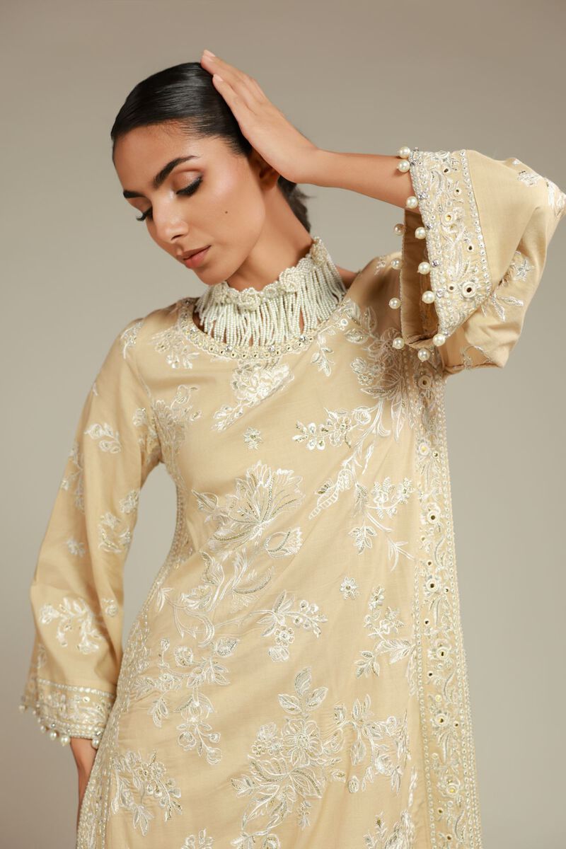 Embroidered | Raw Silk | Kurta | USD 70.00