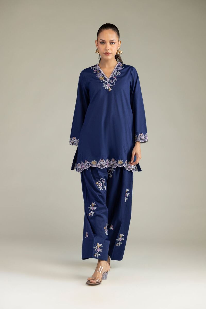 Embroidered | Cambric | Floral Cambric Shalwar | USD 35.00