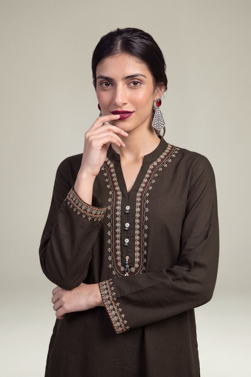 Embroidered | Raw Silk | Raw Silk Kurta | USD 45.00
