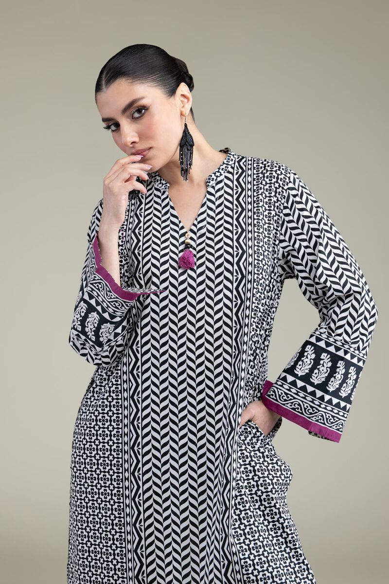 Printed | Cambric | Long Cambric Kurta | USD 30.00