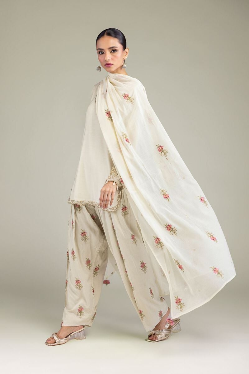 Embroidered | Paper Silk | Dupatta | USD 40.00