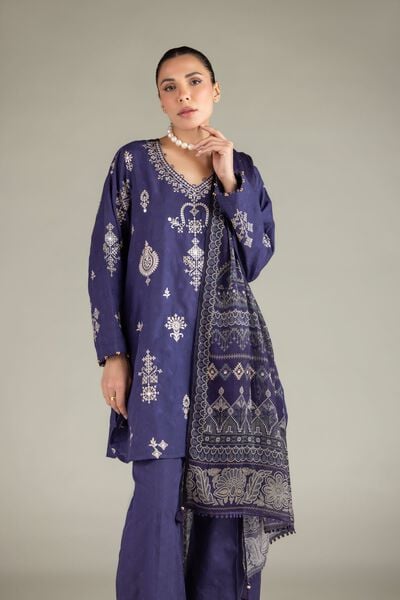 Embroidered | Broshia | Tailored 3 Piece | USD 80.00
