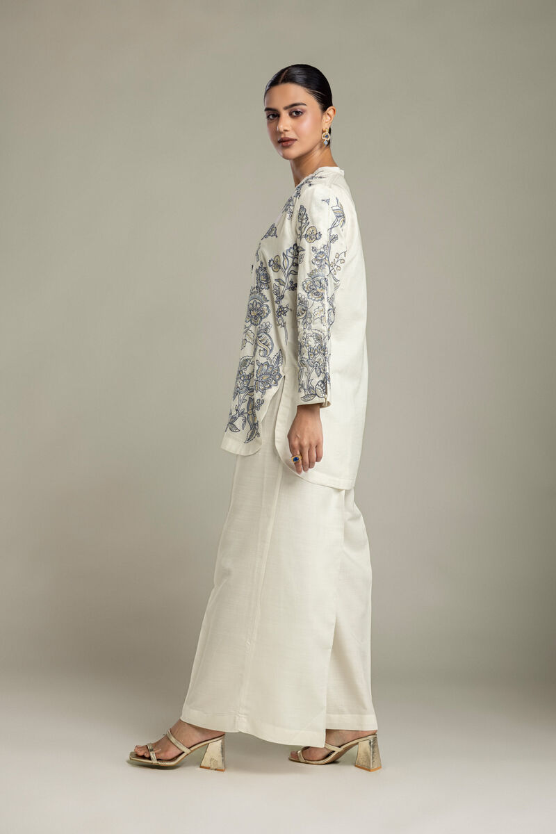 Embroidered | Raw Silk | Raw Silk Pants | USD 35.00