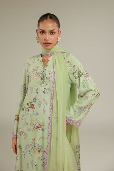 Embroidered | Chiffon | Summer Floral Dupatta | USD 45.00