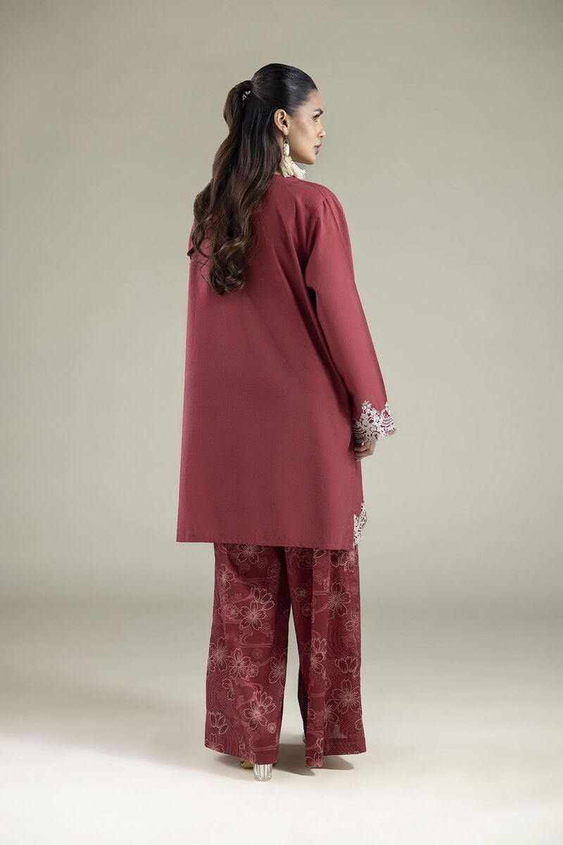 Embroidered | Cambric | Tailored 2-Piece Set | USD 55.00