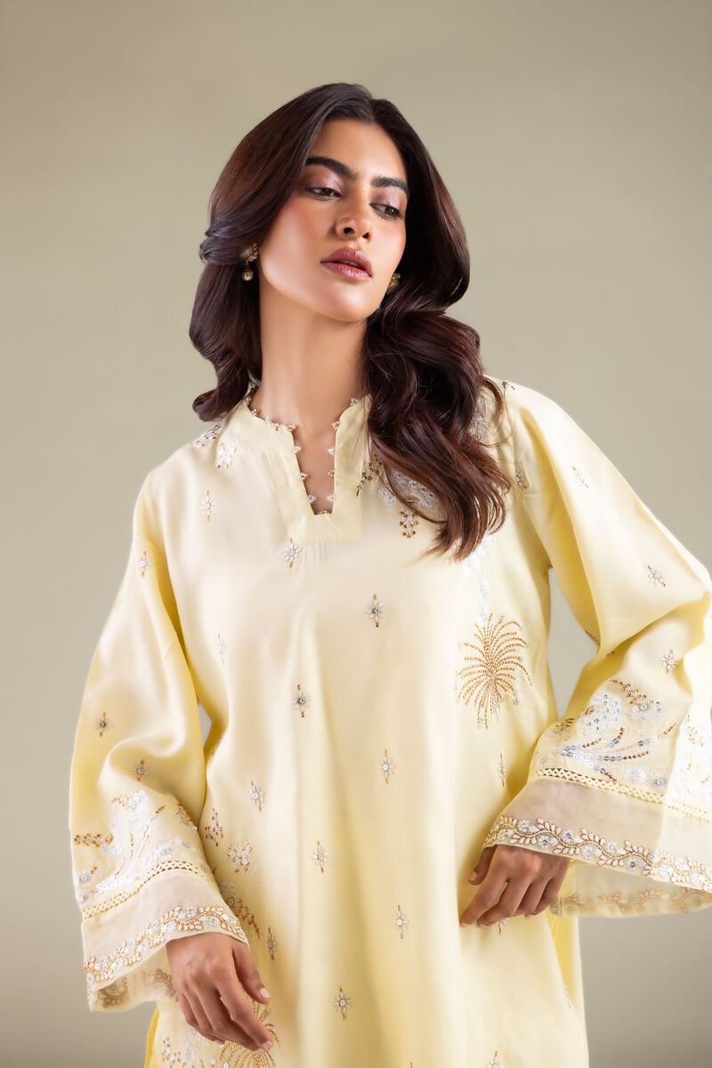 Embroidered | Raw Silk | Kurta | USD 60.00