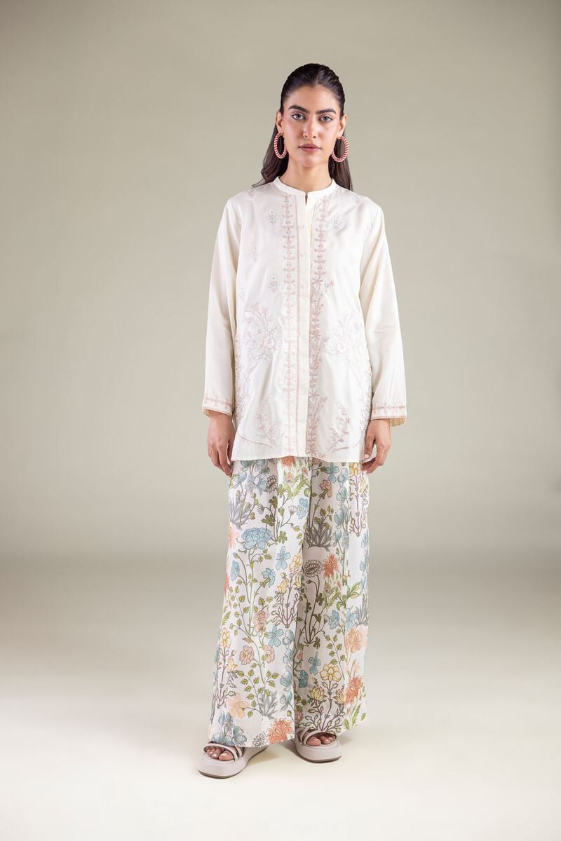 Embroidered | Textured Weave | Tunic | USD 40.00