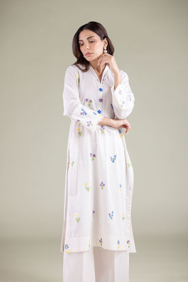 Embroidered | Cambric | Kurta | USD 35.00