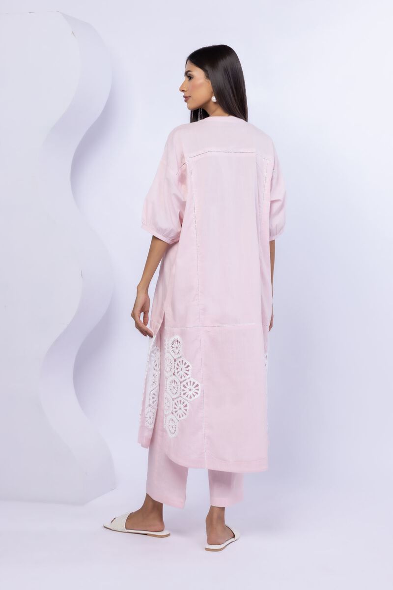 Embroidered | Crosshatch Poplin | Kurta | USD 17.50