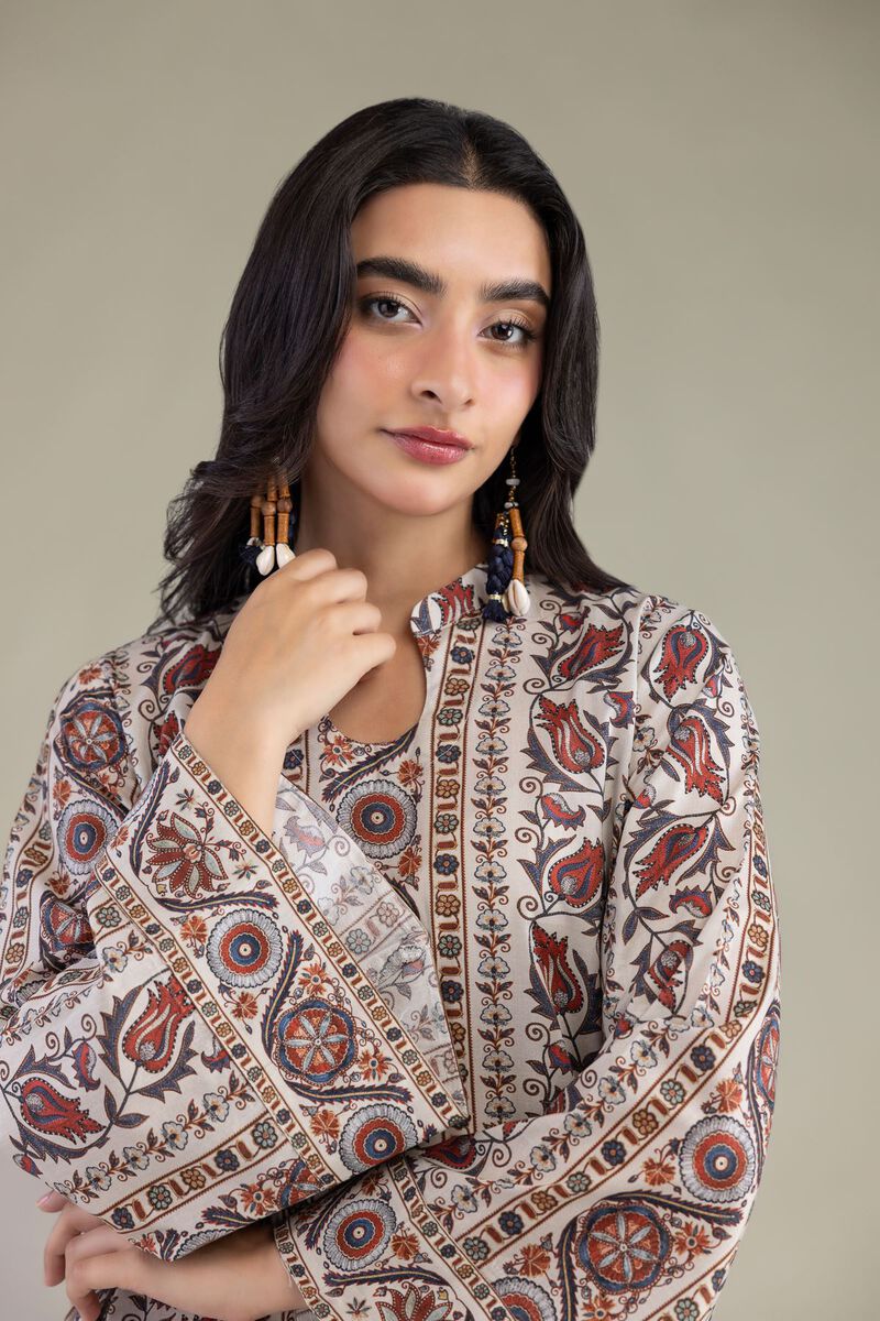 Printed | Cambric | Long Cambric Kurta | USD 40.00