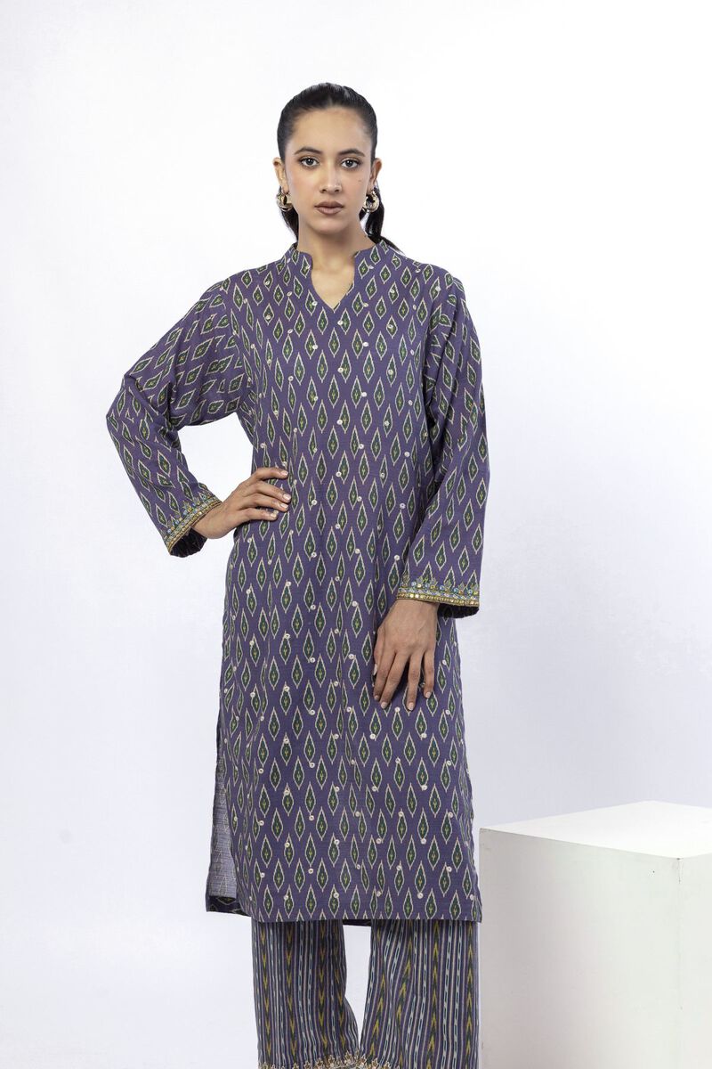 Embroidered | Khaddar | Tailored 2 Piece | Top and Bottom | USD 40.00