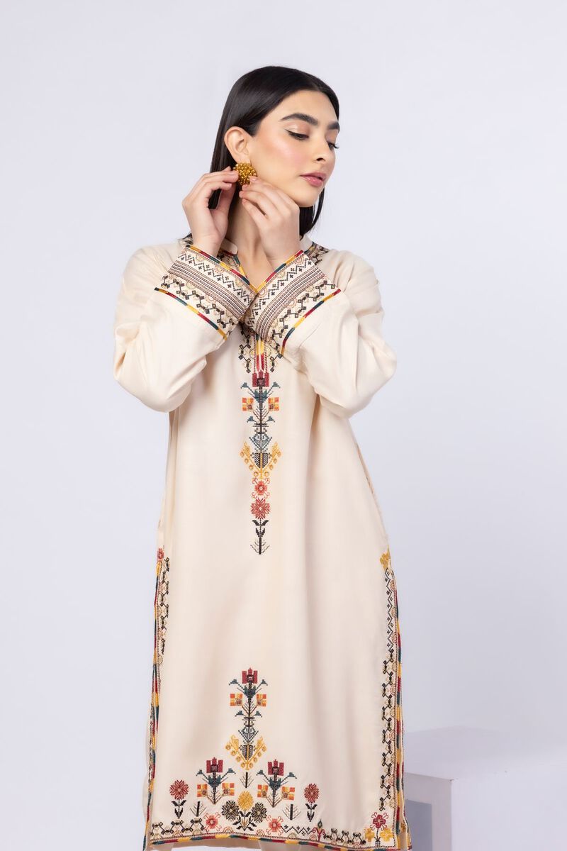 Embroidered | Russian Raw Silk | Kurta | USD 25.00