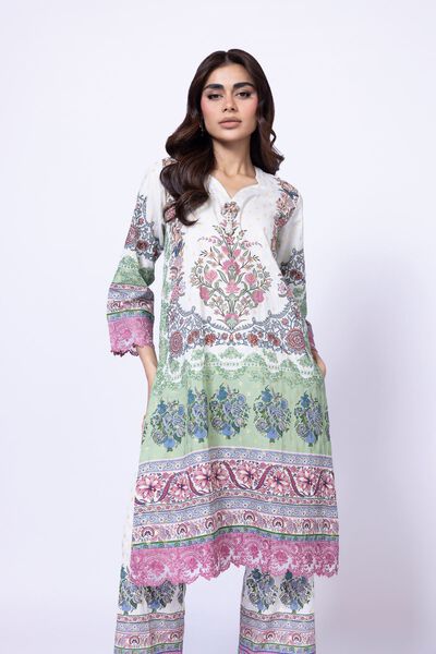 Embroidered | Cotton Polyester Broshia Jacquard | Kurta | USD 12.00