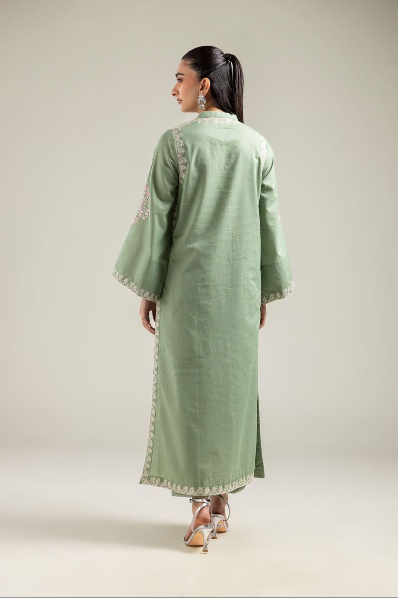 Embroidered | Mesuri | Floral Embroidered Kurta | USD 45.00