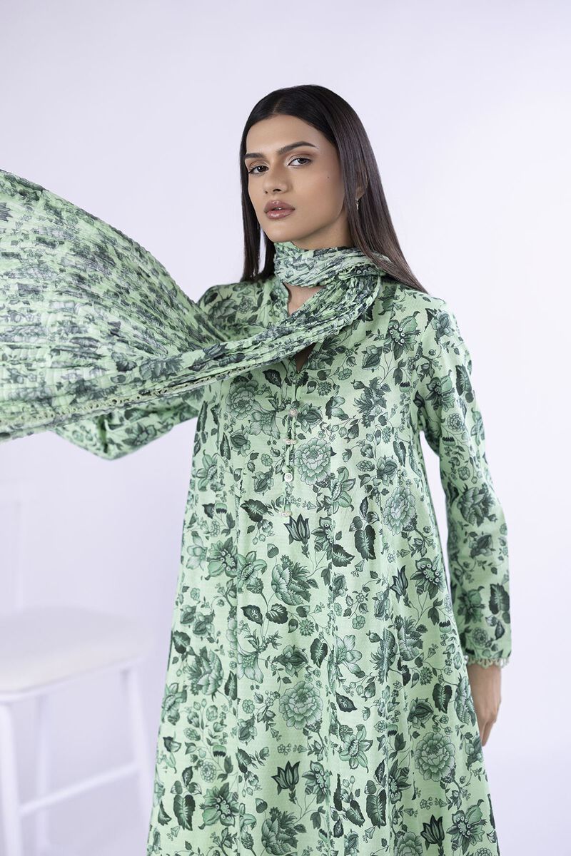 Printed | Voile | Dupatta | USD 10.00