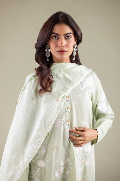 Embroidered | Polyester Silk | Dupatta | USD 40.00