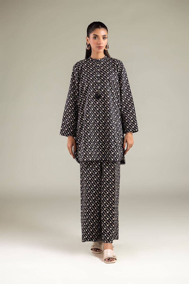 Printed | Cambric | Geometric Relaxed Pants | USD 25.00