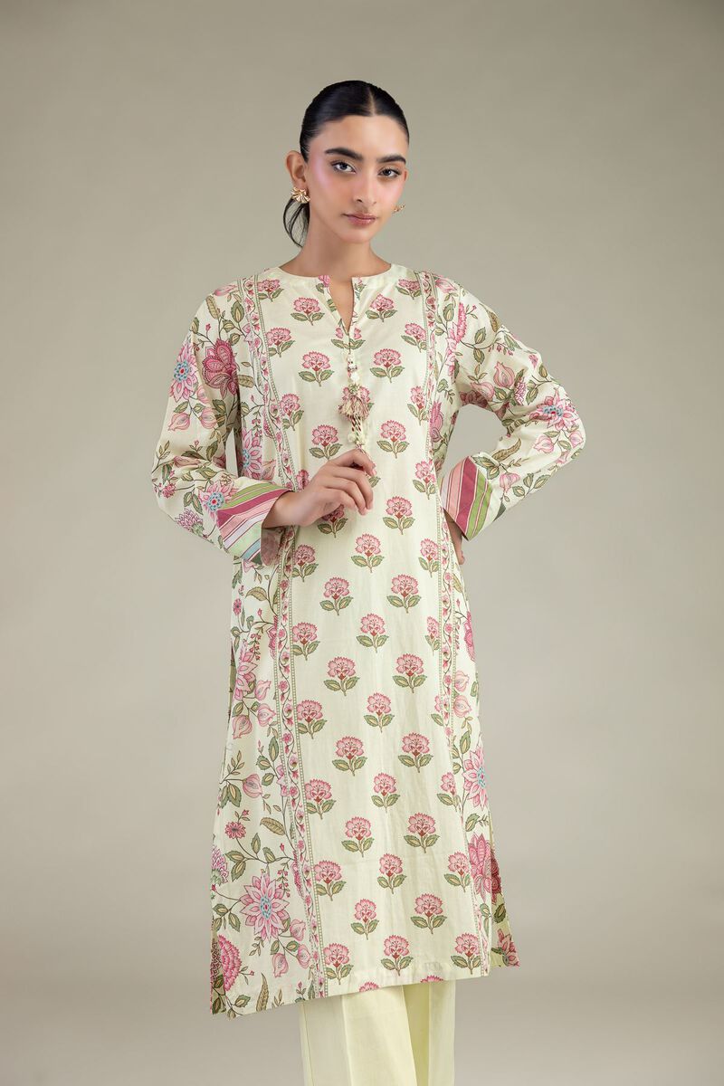 Printed | Cambric | Floral Cambric Kurta | USD 35.00