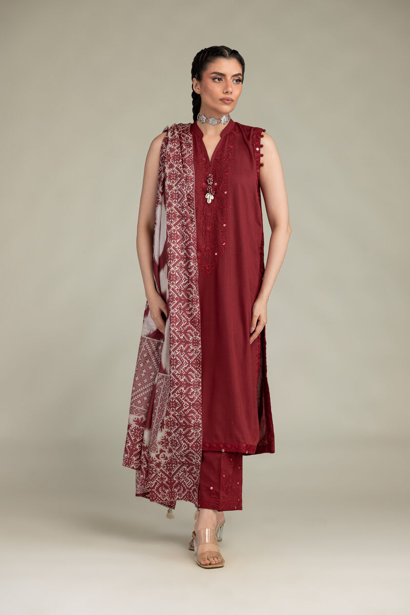 Embroidered | Polyester Silk | Polyester Silk Dupatta | USD 30.00