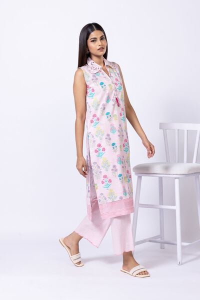 Embroidered | Crosshatch Poplin | Pants | USD 10.00