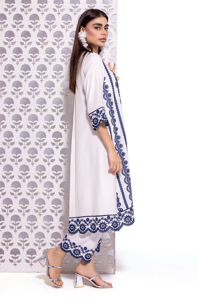 Embroidered | Viscose Oak Silk | Pants | USD 9.00